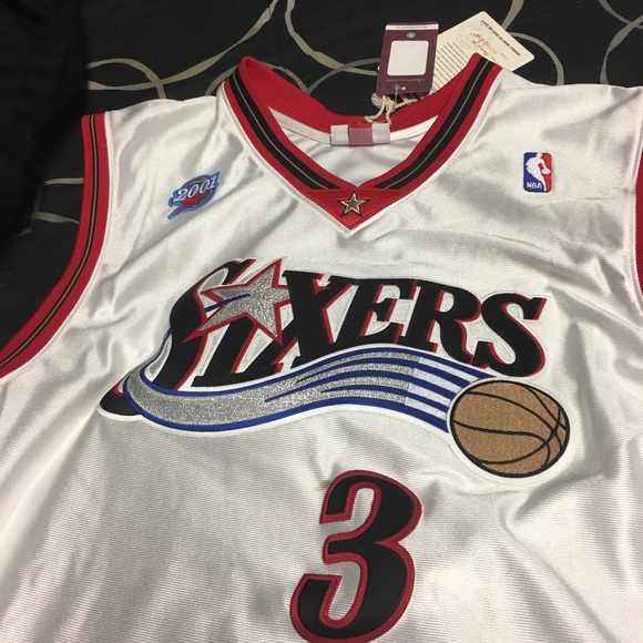 allen iverson jersey xl